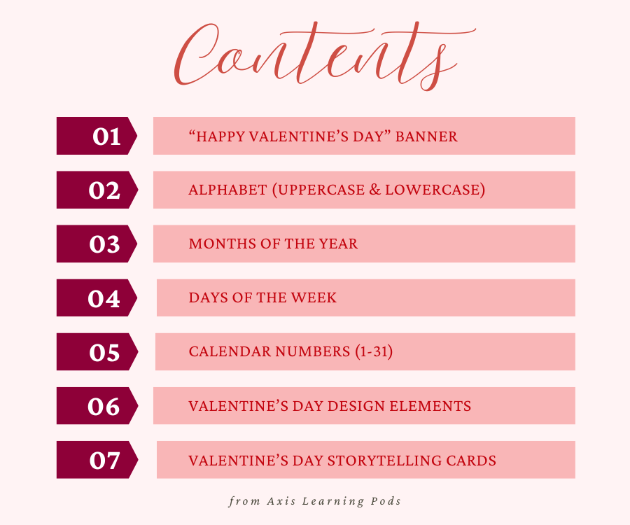 Valentine’s Day Classroom Essentials – Printable Learning & Decor Pack